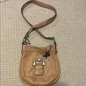 Tan Leather Shoulder Bag